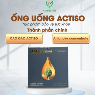 Actiso 500mg BMT Premium - Bảo Vệ Gan, Tăng Cường Chức Năng Gan, Hỗ Trợ Bổ Gan - Giá 98.000₫