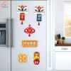 Acutuna 6 miếng Tủ lạnh nam châm Trung Quốc Đề can Tết Nguyên Đán, giảm giá 64.900 VND (giá gốc 80.476 VND) 9