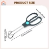 Acutuna Bếp Tông Bít Tết Đa Năng Kẹp Nướng Bánh Mì Thực Phẩm cho Nhà Hàng 82.5k 5