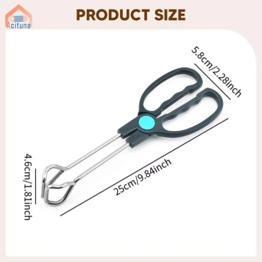 Acutuna Bếp Tông Bít Tết Đa Năng Kẹp Nướng Bánh Mì Thực Phẩm cho Nhà Hàng 82.5k