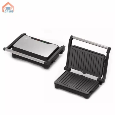 Acutuna Panini Press Grill 750W - Lớp chống dính, dễ làm sạch, làm bánh sandwich, burgers - Giá 492.000₫