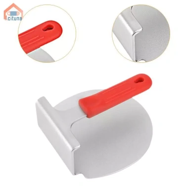 Acutuna Press Thịt Bò Thép Không Gỉ Burger Patty Smasher Chuyên Nghiệp cho Nướng Nhà