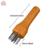 Acutuna Thịt Làm Mềm 14.5cm Nhỏ Gọn Tay Cầm Gỗ Cho Heo, Bít Tết, Cá Bò - 78.100₫ 5