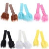 ADAMESUO Leg Warmers Plush Lolita Patchwork Dệt Kim Co Giãn Ấm Lên Chân Y2K Nữ 65.772₫ 9