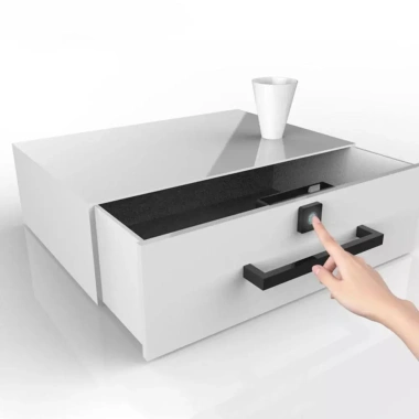 ADAMESUO Ngăn Kéo Khóa Điện Tử Shoebox Sinh Trắc Học Giá 194.810 VND