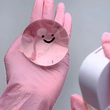ADAMESUO TPR Ball - Đồ chơi nhồi bông mô phỏng mụn trứng cá, bong bóng trong suốt chắc chắn, ngộ nghĩnh