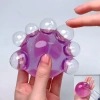 ADAMESUO TPR Ball - Đồ chơi nhồi bông mô phỏng mụn trứng cá, bong bóng trong suốt chắc chắn, ngộ nghĩnh 7