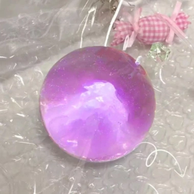 ADAMESUO TPR Ball - Đồ chơi nhồi bông mô phỏng mụn trứng cá, bong bóng trong suốt chắc chắn, ngộ nghĩnh
