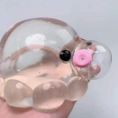ADAMESUO TPR Ball - Đồ chơi nhồi bông mô phỏng mụn trứng cá, bong bóng trong suốt chắc chắn, ngộ nghĩnh
