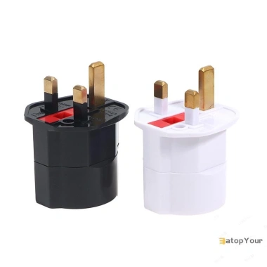 Adapter Du Lịch EU 2 Pin & 3 Pin Cắm AC - Chuyển Đổi Vương Quốc Anh, Giá Tốt 5
