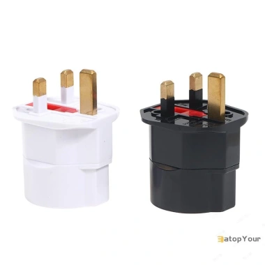 Adapter Du Lịch EU 2 Pin & 3 Pin Cắm AC - Chuyển Đổi Vương Quốc Anh, Giá Tốt 7