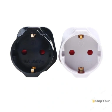 Adapter Du Lịch EU 2 Pin & 3 Pin Cắm AC - Chuyển Đổi Vương Quốc Anh, Giá Tốt 8