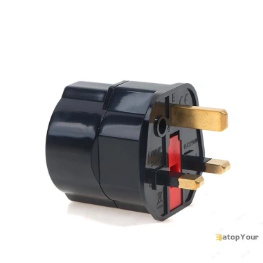 Adapter Du Lịch EU 2 Pin & 3 Pin Cắm AC - Chuyển Đổi Vương Quốc Anh, Giá Tốt 9