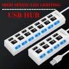 Adapter Hub USB 2.0 7 Cổng 4 Cổng LED Bật Nguồn cho PC Laptop - Giá 47.300 VND 3