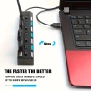 Adapter Hub USB 2.0 7 Cổng 4 Cổng LED Bật Nguồn cho PC Laptop - Giá 47.300 VND 5