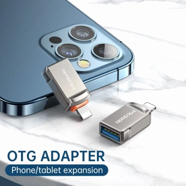 Adapter Mcdodo Chuyển Đổi Cổng L sang USB 3.0 cho Apple & Type C, Tốc độ cao, Giá 123.200₫ 3