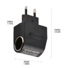 Adapter MIS AC220V sang DC12V 6W An Toàn cho Xe Bật Lửa, Cắm Tường, Giá 57.420đ 2