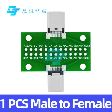 Adapter PCB Type-C USB 3.1 24P 2.54mm Kiểm Tra Dữ Liệu - Giá Ưu Đãi 42.673 VND 9