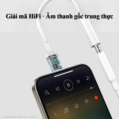Adapter Tai Nghe HiFi Type C cho iPhone Samsung Xiaomi Huawei OPPO - Dùng cho Điện Thoại, Tablet 3 Adapter Tai Nghe HiFi Type C cho iPhone Samsung Xiaomi Huawei OPPO - Dùng cho Điện Thoại, Tablet 3