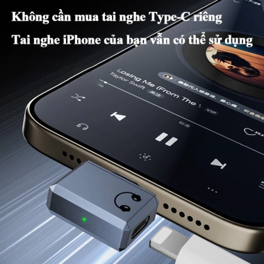 Adapter Tai Nghe HiFi Type C cho iPhone Samsung Xiaomi Huawei OPPO - Dùng cho Điện Thoại, Tablet