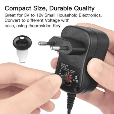 Adapter Techtopest 12V Điều Chỉnh Đa Năng Tích Cực và Tiêu Cực - Giá 424.650đ 2 Adapter Techtopest 12V Điều Chỉnh Đa Năng Tích Cực và Tiêu Cực - Giá 424.650đ 2