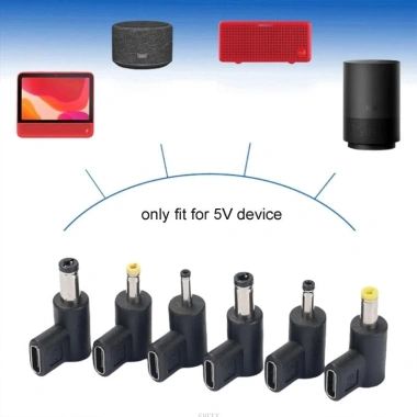 Adapter Type C Nữ Đa Dạng 5.5x2.5‑3.0x1.1‑3.5x1.35‑4.0x1.7‑4.8x1.7‑5.5x2.1mm - Giá 36.740₫