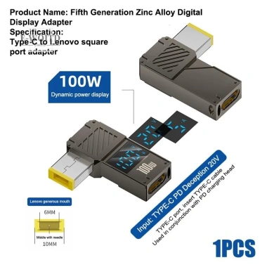 Adapter Type-C PD100W 100W Sạc Laptop HP Lenovo Dell Giá ưu đãi 81.400 VND 10 Adapter Type-C PD100W 100W Sạc Laptop HP Lenovo Dell Giá ưu đãi 81.400 VND 10