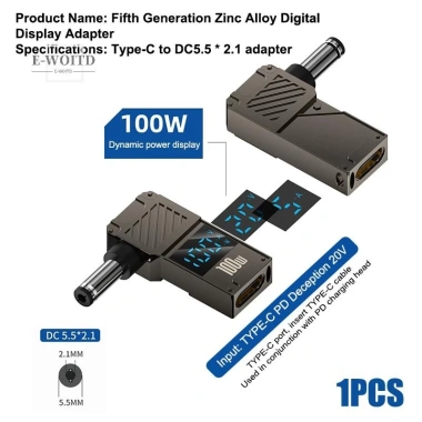 Adapter Type-C PD100W 100W Sạc Laptop HP Lenovo Dell Giá ưu đãi 81.400 VND 20 Adapter Type-C PD100W 100W Sạc Laptop HP Lenovo Dell Giá ưu đãi 81.400 VND 20