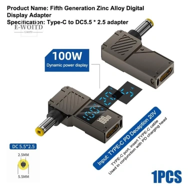 Adapter Type-C PD100W 100W Sạc Laptop HP Lenovo Dell Giá ưu đãi 81.400 VND 21 Adapter Type-C PD100W 100W Sạc Laptop HP Lenovo Dell Giá ưu đãi 81.400 VND 21