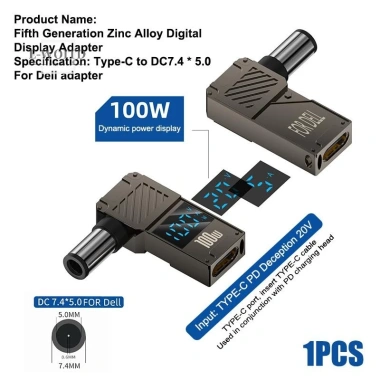Adapter Type-C PD100W 100W Sạc Laptop HP Lenovo Dell Giá ưu đãi 81.400 VND 25 Adapter Type-C PD100W 100W Sạc Laptop HP Lenovo Dell Giá ưu đãi 81.400 VND 25
