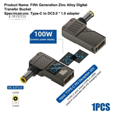 Adapter Type-C PD100W 100W Sạc Laptop HP Lenovo Dell Giá ưu đãi 81.400 VND 26 Adapter Type-C PD100W 100W Sạc Laptop HP Lenovo Dell Giá ưu đãi 81.400 VND 26
