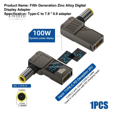 Adapter Type-C PD100W 100W Sạc Laptop HP Lenovo Dell Giá ưu đãi 81.400 VND 27 Adapter Type-C PD100W 100W Sạc Laptop HP Lenovo Dell Giá ưu đãi 81.400 VND 27