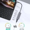 Adapter USB 3.0 Type-C sang RJ45 1.000Mbps - Card mạng cho MacBook, PC Android hỗ trợ Windows 10 chỉ 74.140₫ 3