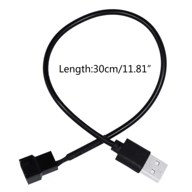 Adapter USB sang 4Pin Hrtyvhin - Quạt Cáp USB 5V 30cm cho Laptop, Giá chỉ 43.154 VND 2