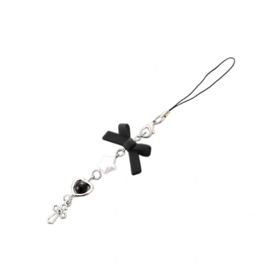 Ador Handmade Nơ Mặt Dây Chuyền Điện Thoại Dây Treo Trái Tim Đính Hạt Giá Ưu Đãi 45.351 VND