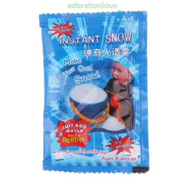 Ador LOTS Magic Instant Snow Fluffy – Đồ trang trí siêu thấm đám cưới, Giáng sinh, ưu đãi 28.866 VND