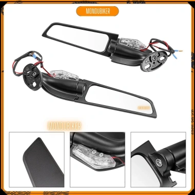 AERO WING S2 Gương Cánh Gió LED Gắn R15 CBR Sportbike Giá ưu đãi 249.000đ