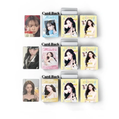 Aespa Winter Laser Card 50 Tấm Thẻ Ảnh KPOP LOMO - Hình Nhóm Nhạc 57.200₫