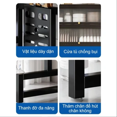 AetheraHome Giá Đựng Chén Đĩa Nắp Đậy - Kệ Bếp Đa Năng Trên Bồn Rửa 65-105cm 239k 5