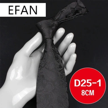 AFAN Nam Paisley 8cm Hạt Điều hoa văn - Cà vạt dệt Trắng Bạc Vàng Xám, chỉ 91.799₫ 5