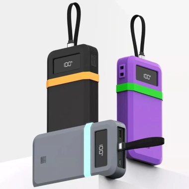 AIGE Silicone Bảo Vệ Mềm Chống Sốc, Vỏ Đánh Bụi Trơn Cao Cấp cho Cuktech 25 SE Power Bank 25.000mAh Du Lịch 184.828₫ 8
