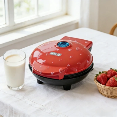 Aimi Phiên bản giới hạn Vỏ trái tim Tết - Máy làm bánh waffle mini, máy nướng bánh, giá chỉ 209.000 VND 3 Aimi Phiên bản giới hạn Vỏ trái tim Tết - Máy làm bánh waffle mini, máy nướng bánh, giá chỉ 209.000 VND 3