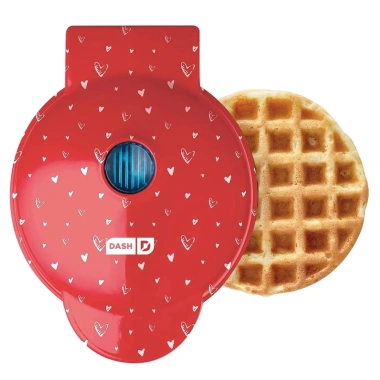 Aimi Phiên bản giới hạn Vỏ trái tim Tết - Máy làm bánh waffle mini, máy nướng bánh, giá chỉ 209.000 VND