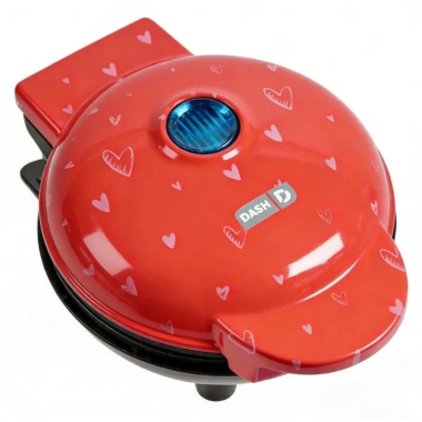 Aimi Phiên bản giới hạn Vỏ trái tim Tết - Máy làm bánh waffle mini, máy nướng bánh, giá chỉ 209.000 VND