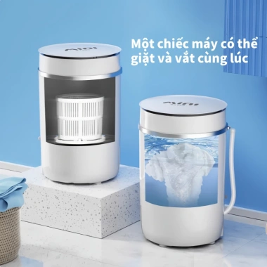 Aimi Tia UV Máy Giặt Mini Dung Tích Lớn Giặt Lót, Dép, Không Hư Quần Áo 829k 2 Aimi Tia UV Máy Giặt Mini Dung Tích Lớn Giặt Lót, Dép, Không Hư Quần Áo 829k 2