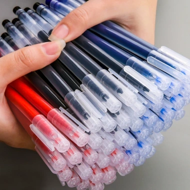 Aimilo Bút Gel 0.5mm Đen Xanh Đỏ – Khô Nhanh, Mực Đều, Nét Đẹp, Giá 14.500đ