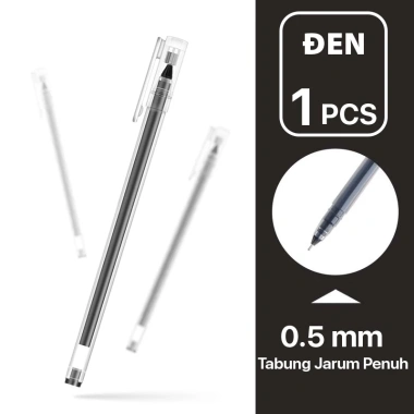 Aimilo Bút Gel 0.5mm Đen Xanh Đỏ – Khô Nhanh, Mực Đều, Nét Đẹp, Giá 14.500đ