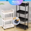 Aimilo Xe đẩy Spa 3-4 tầng đa năng sắt mắt lưới, kệ bỉm sữa, bánh xe tiện lợi – Giá chỉ 69.000đ