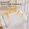Aimilo Xe đẩy Spa 3-4 tầng đa năng sắt mắt lưới, kệ bỉm sữa, bánh xe tiện lợi – Giá chỉ 69.000đ 7