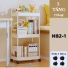 Aimilo Xe đẩy Spa 3-4 tầng đa năng sắt mắt lưới, kệ bỉm sữa, bánh xe tiện lợi – Giá chỉ 69.000đ 10